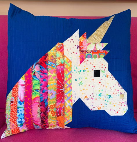 Unicorn Pillow by Phoebe